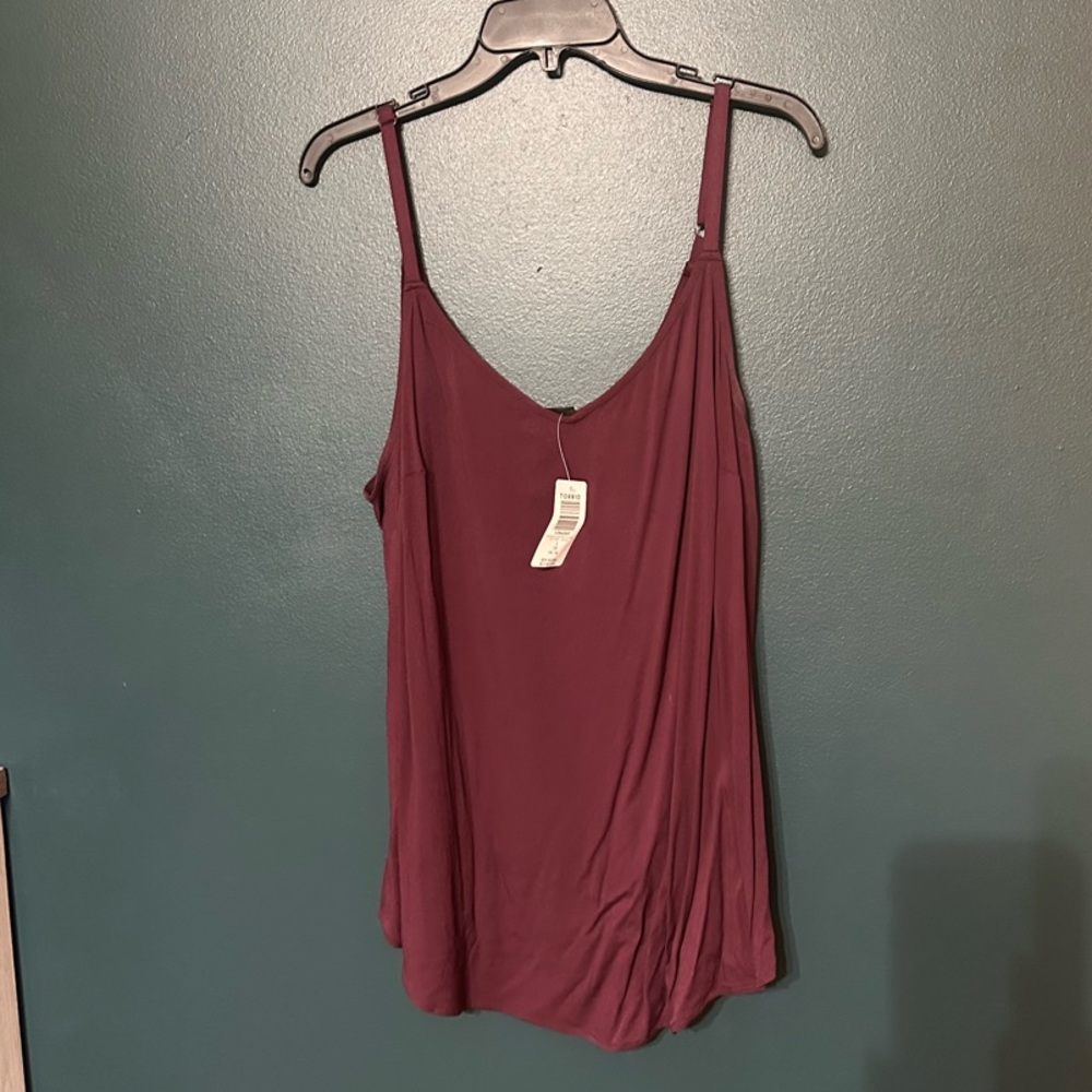 Torrid Burgundy Flowy Camisole